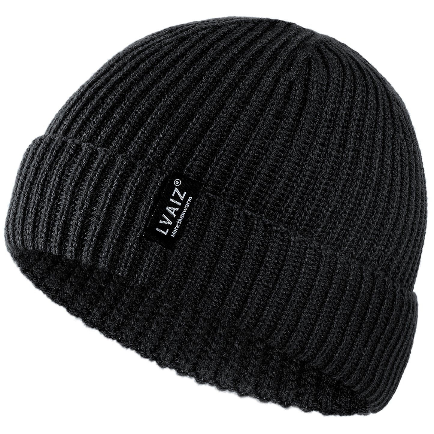 Knitted Wool Short Cuffed Skull Beanies
