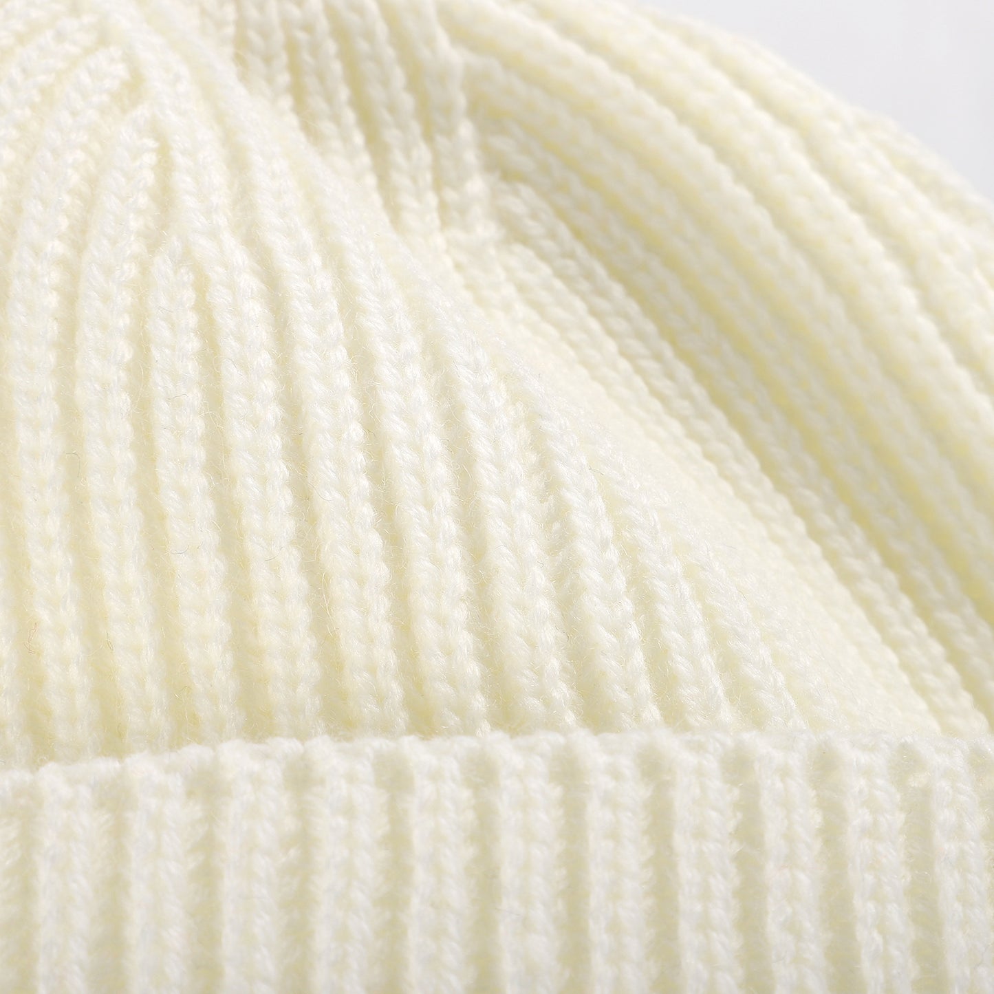 Knitted Wool Short Cuffed Skull Beanies