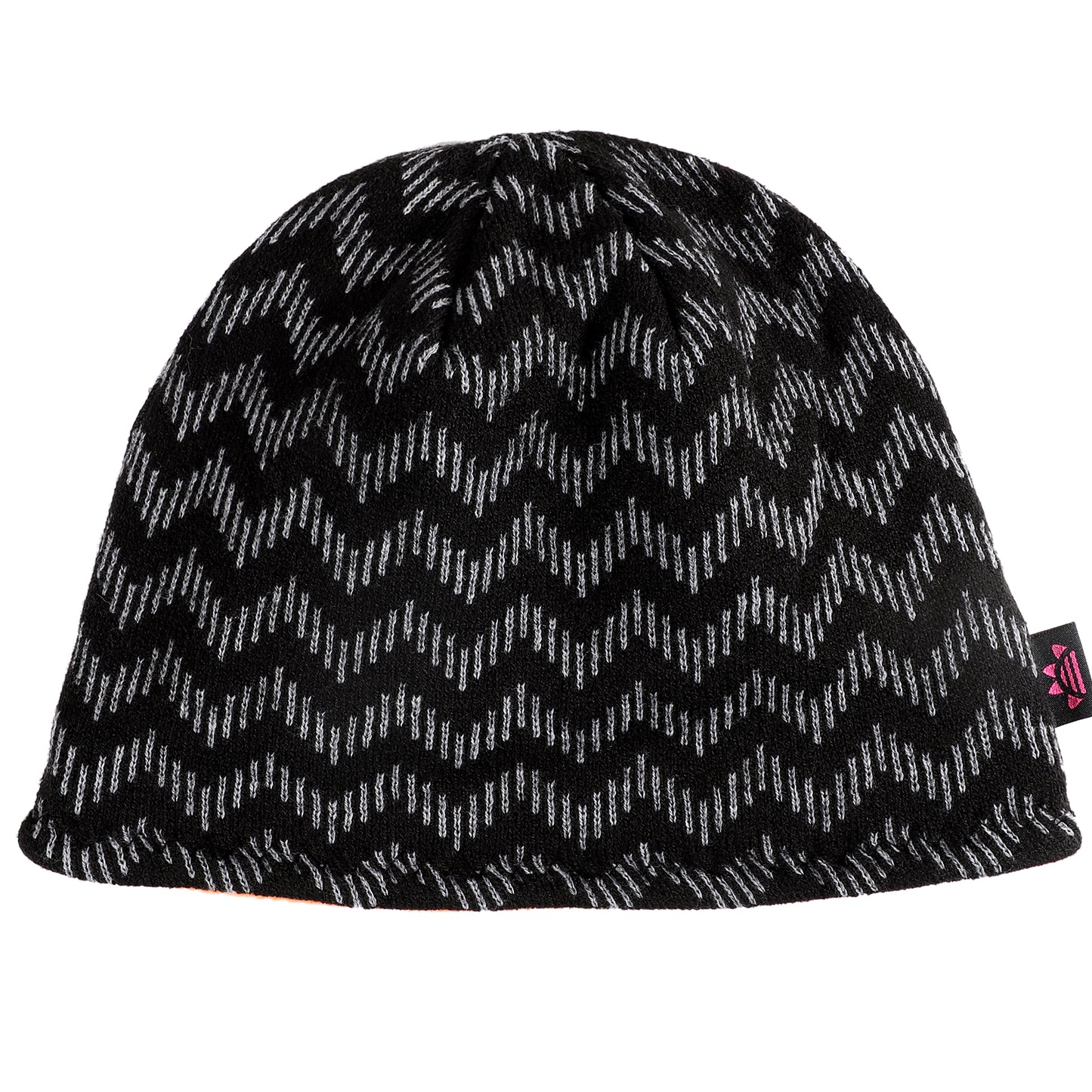 Striped Reversible Fleece Lined Knitted Beanie