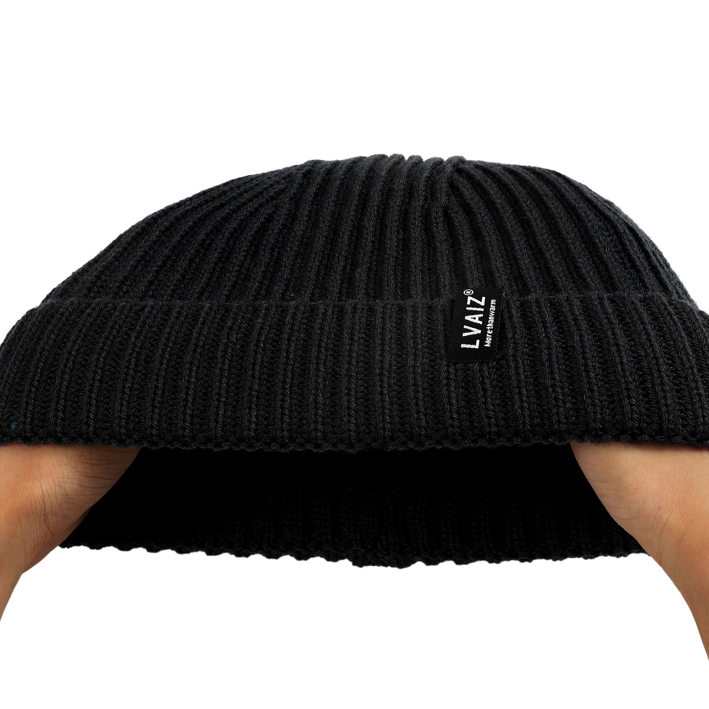 Knitted Wool Short Cuffed Skull Beanies