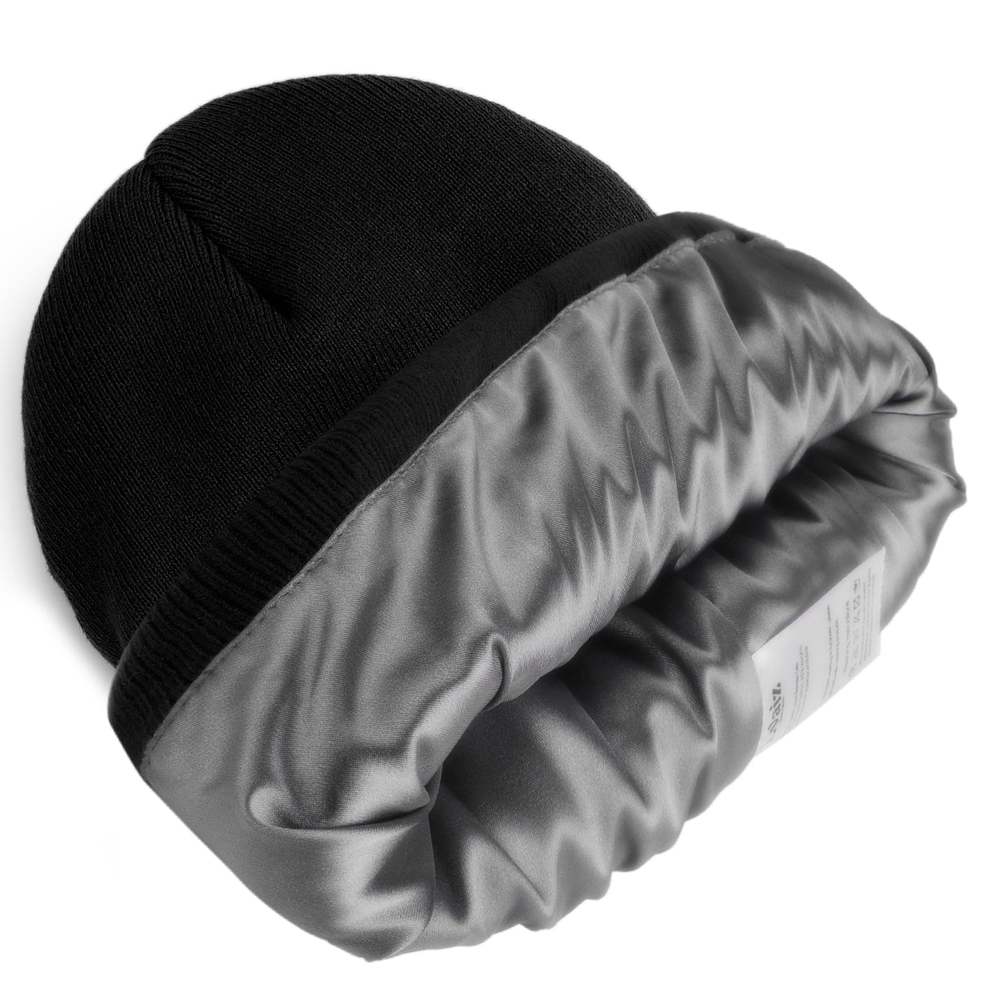 2 Pack Satin Cuffed Beanie Hats