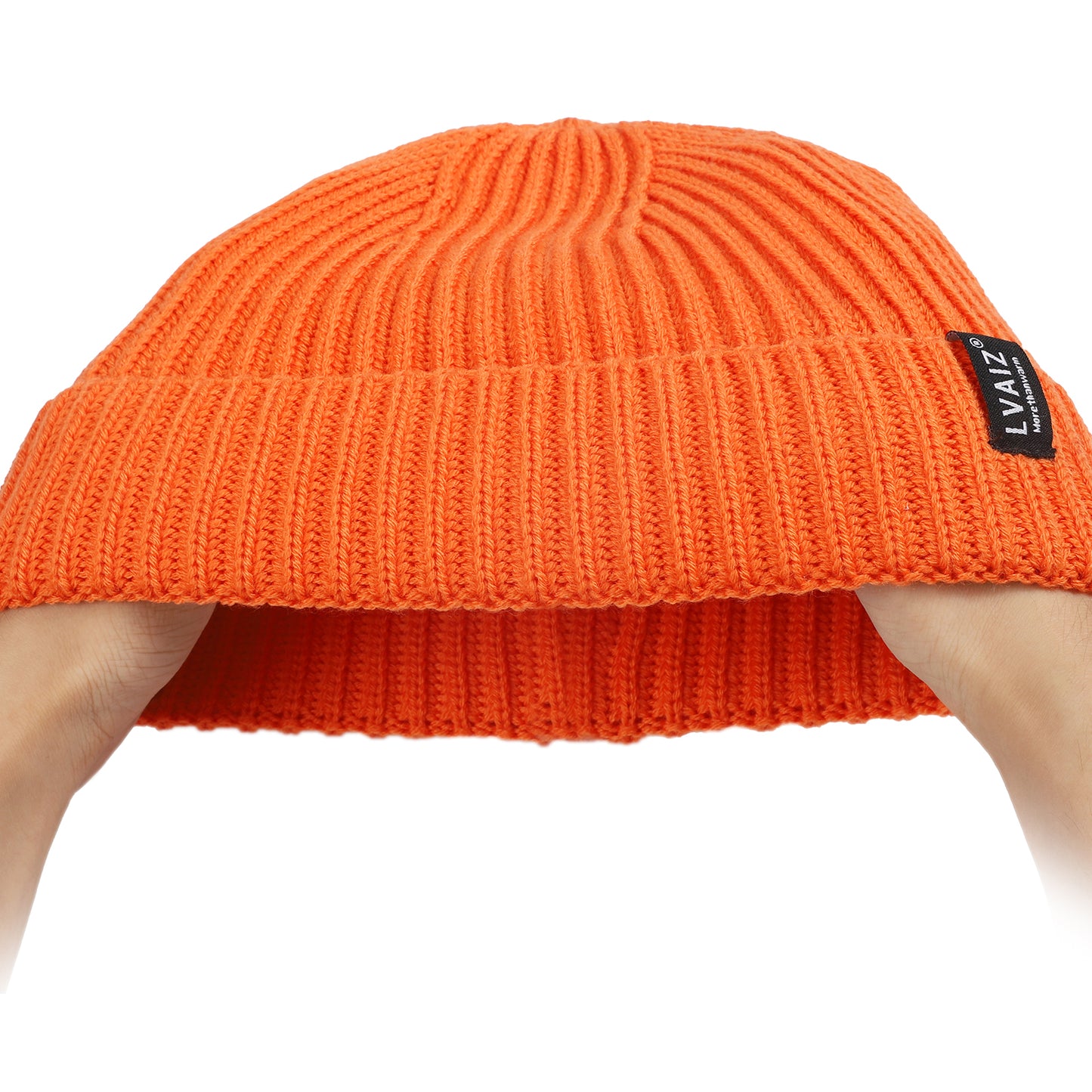 Knitted Wool Short Cuffed Skull Beanies
