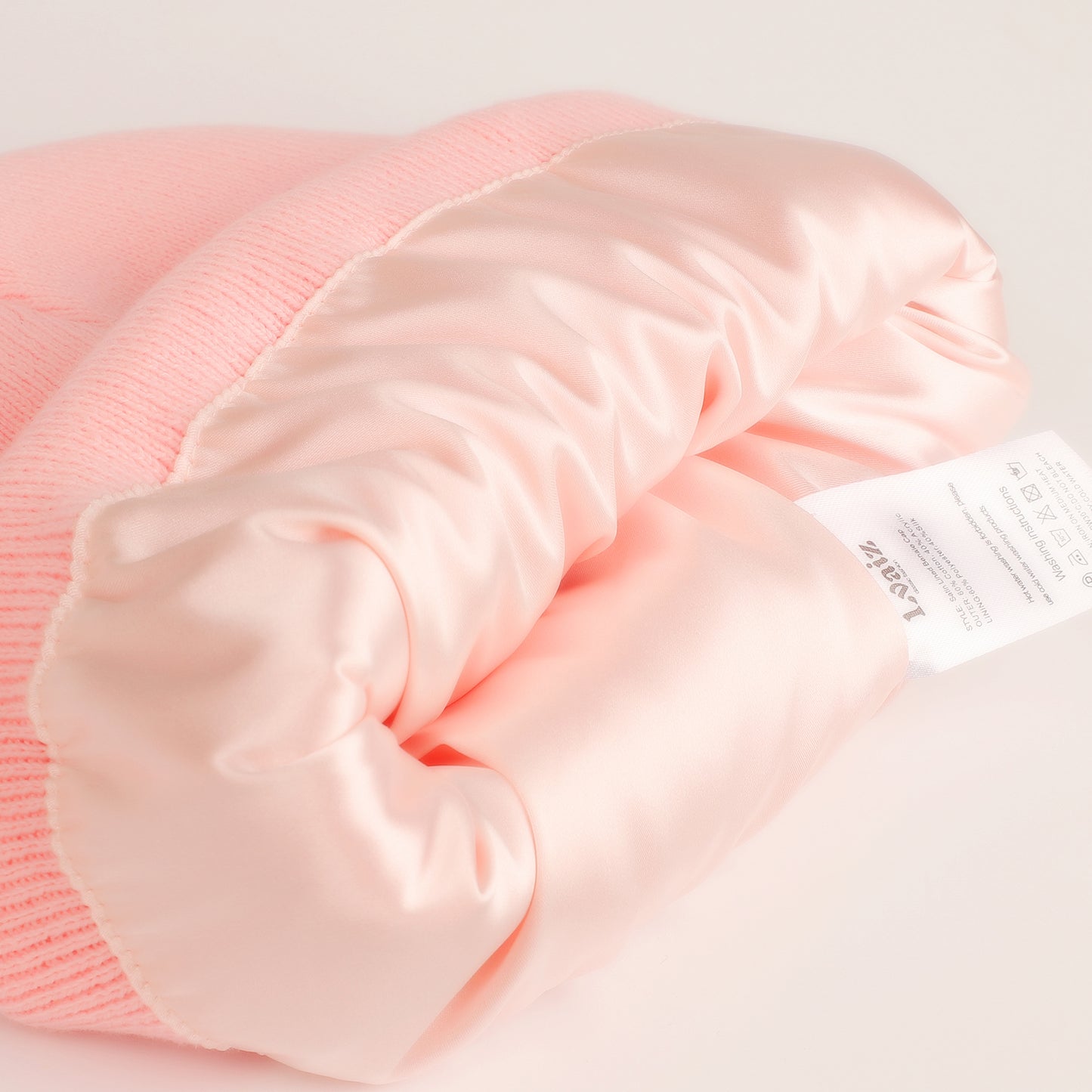 2 Pack Satin Cuffed Beanie Hats
