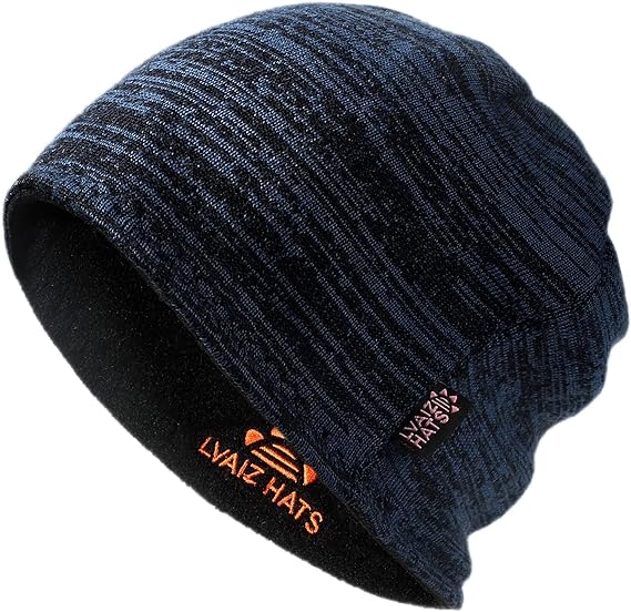 Reversible Fleece Lined Knitted Beanie