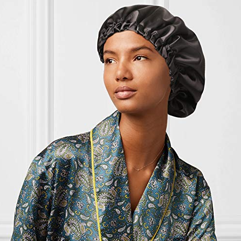 Satin Lined Reversible Double Layer Sleeping Hat