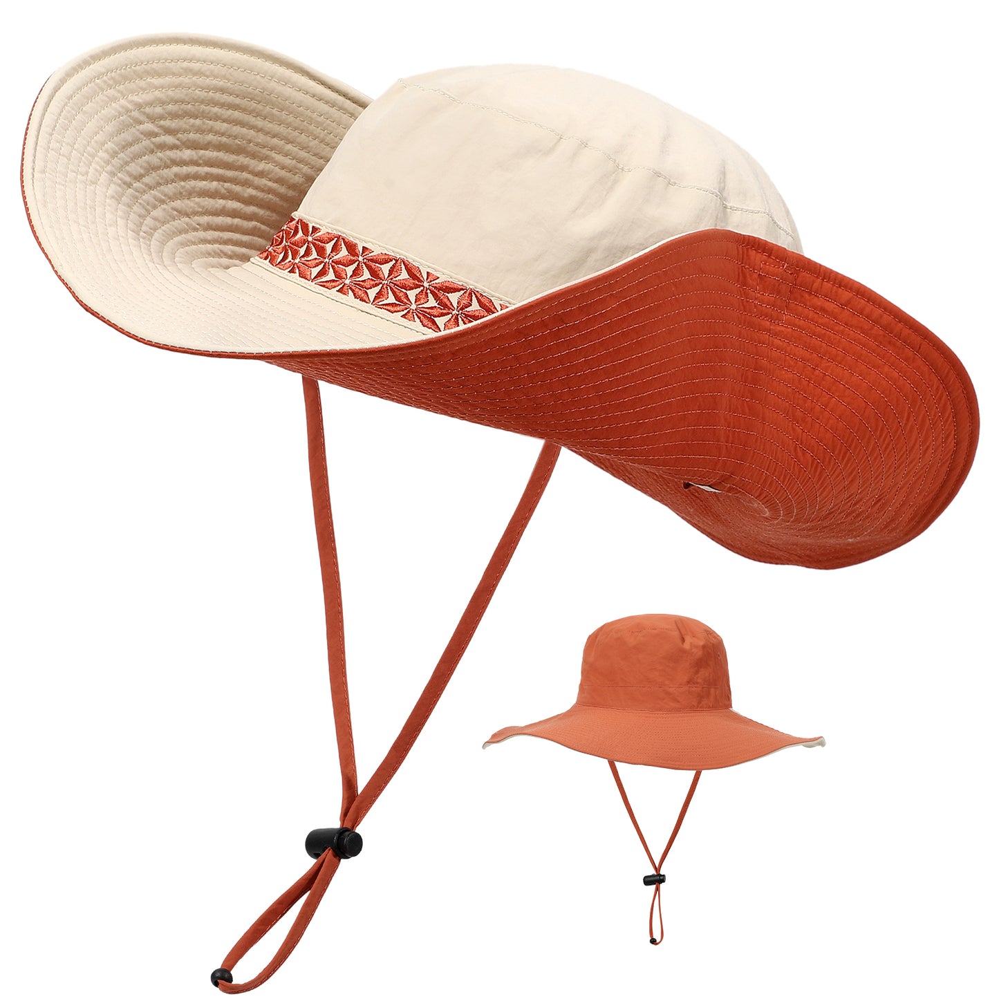 Wide Brim Reversible  Sun Hat