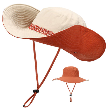 Wide Brim Reversible  Sun Hat