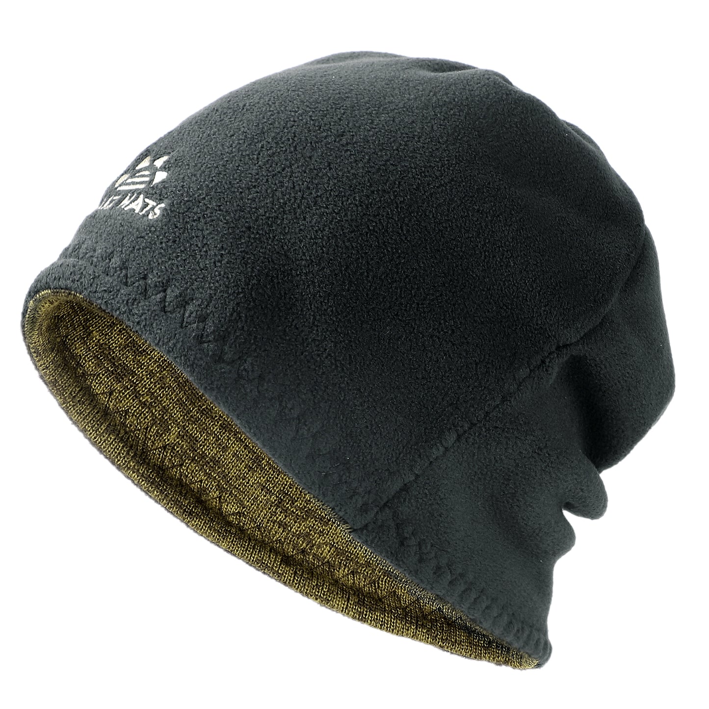 Reversible Fleece Lined Knitted Beanie