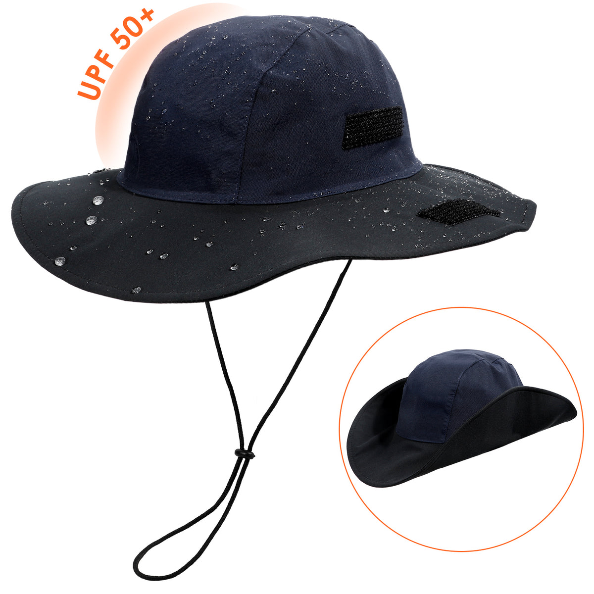 Waterproof Vinyl Bucket Rain Hat, Lightweight Lining, Outdoor Amazon.com: LeeCAE Unisex PVC Transparent Bucket Hat Bright  main image 2