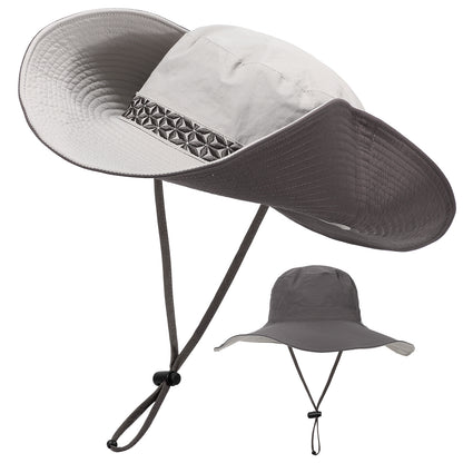 Wide Brim Reversible  Sun Hat