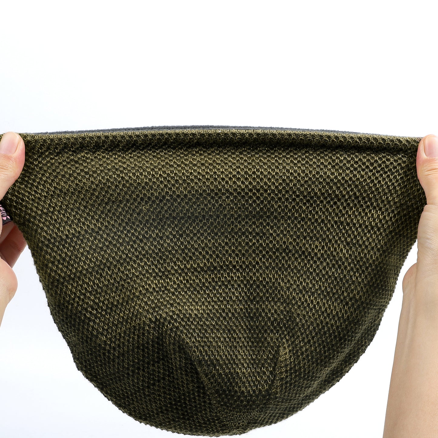 Flip Design Reversible Fleece Lined Knitted Beanie